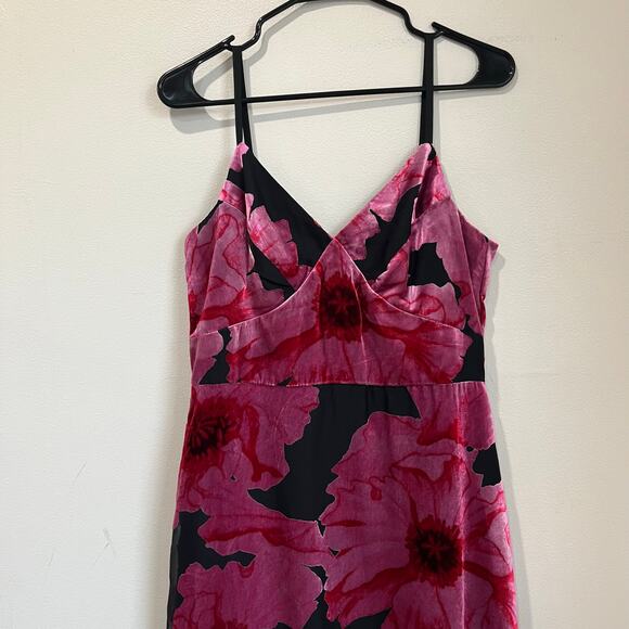 HUTCH Pink Floral Ruffle High Low Dress Size 6 NWT Cocktail Wedding Guest - Picture 3 of 8